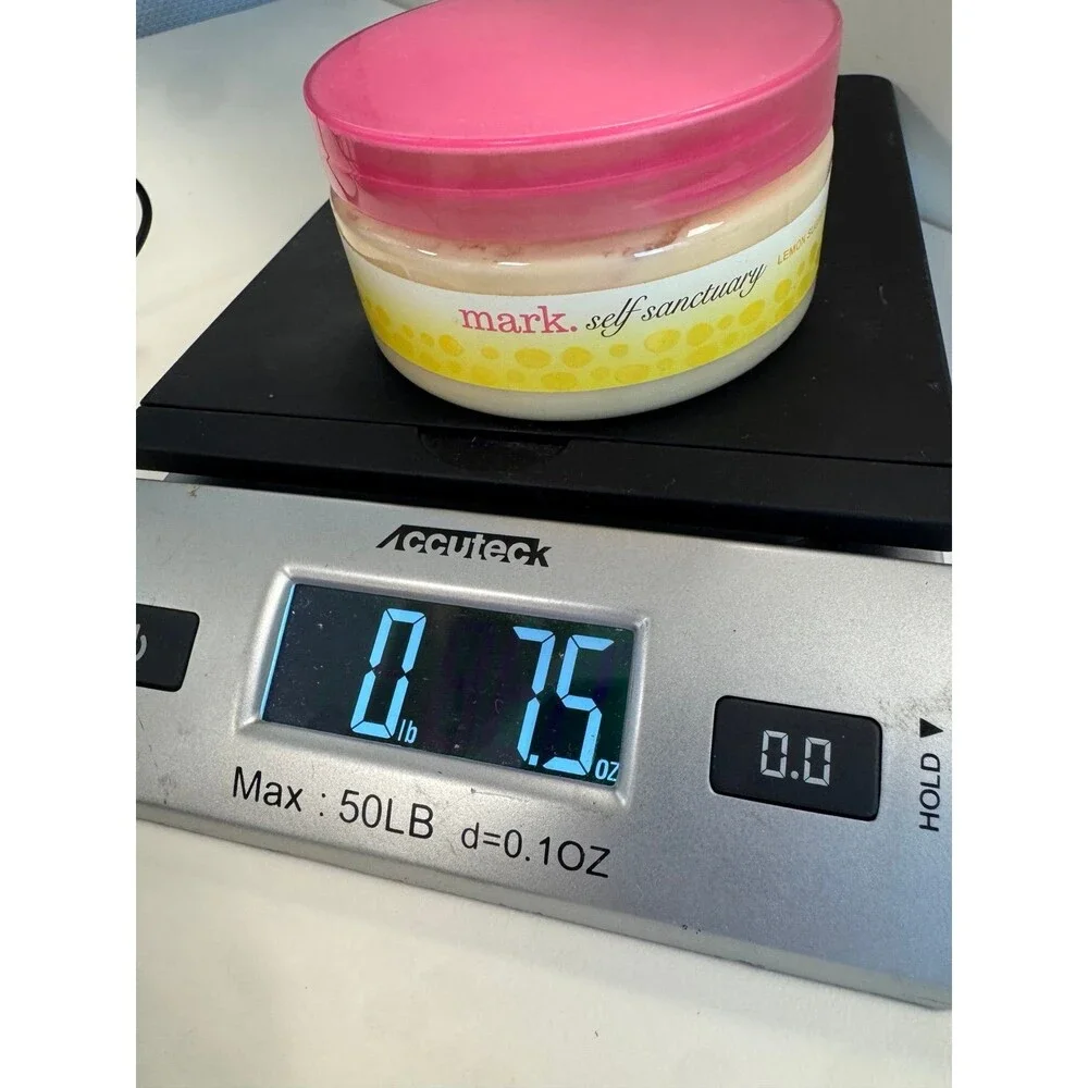 Vintage Avon mark. Self Sanctuary Lemon Sugar Body Butter 6.7oz Discontinued VHT